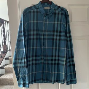 Burberry mens button up shirt